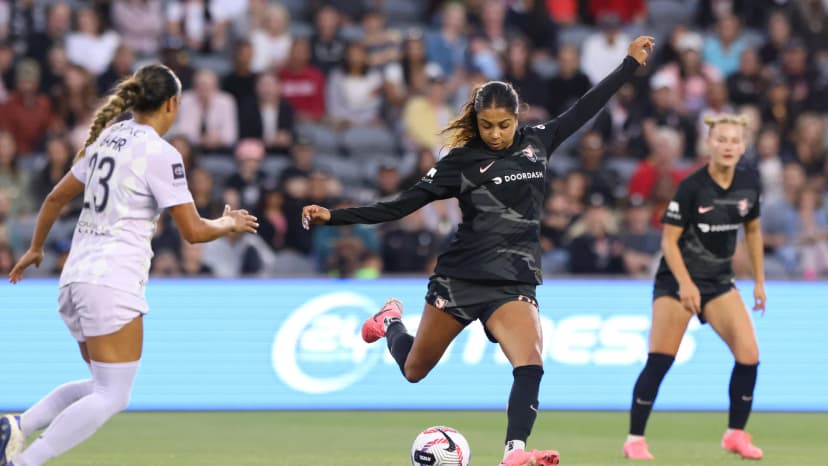 Jun 19, 2024: Madison Hammond (LA) and Elexa Bahr (LOU)