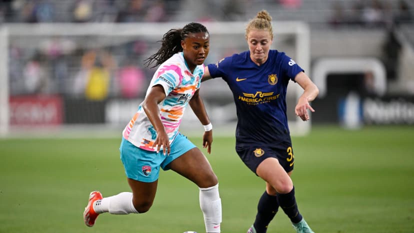 May 8, 2024: Jaedyn Shaw (SD) and Hannah Betfort (UTA)