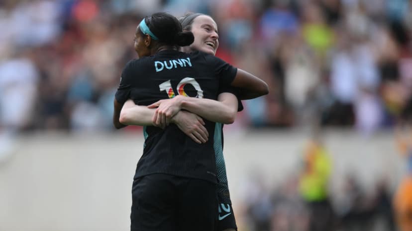  Jun 8, 2024: Crystal Dunn (GFC) and Rose Lavelle (GFC)