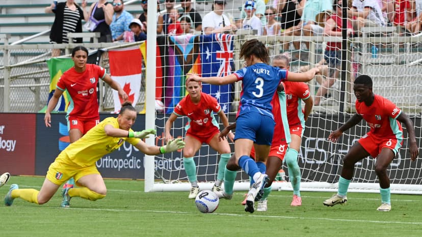  Sep 1, 2024: Kaleigh Kurtz (NC) and Almuth Schult (KC)