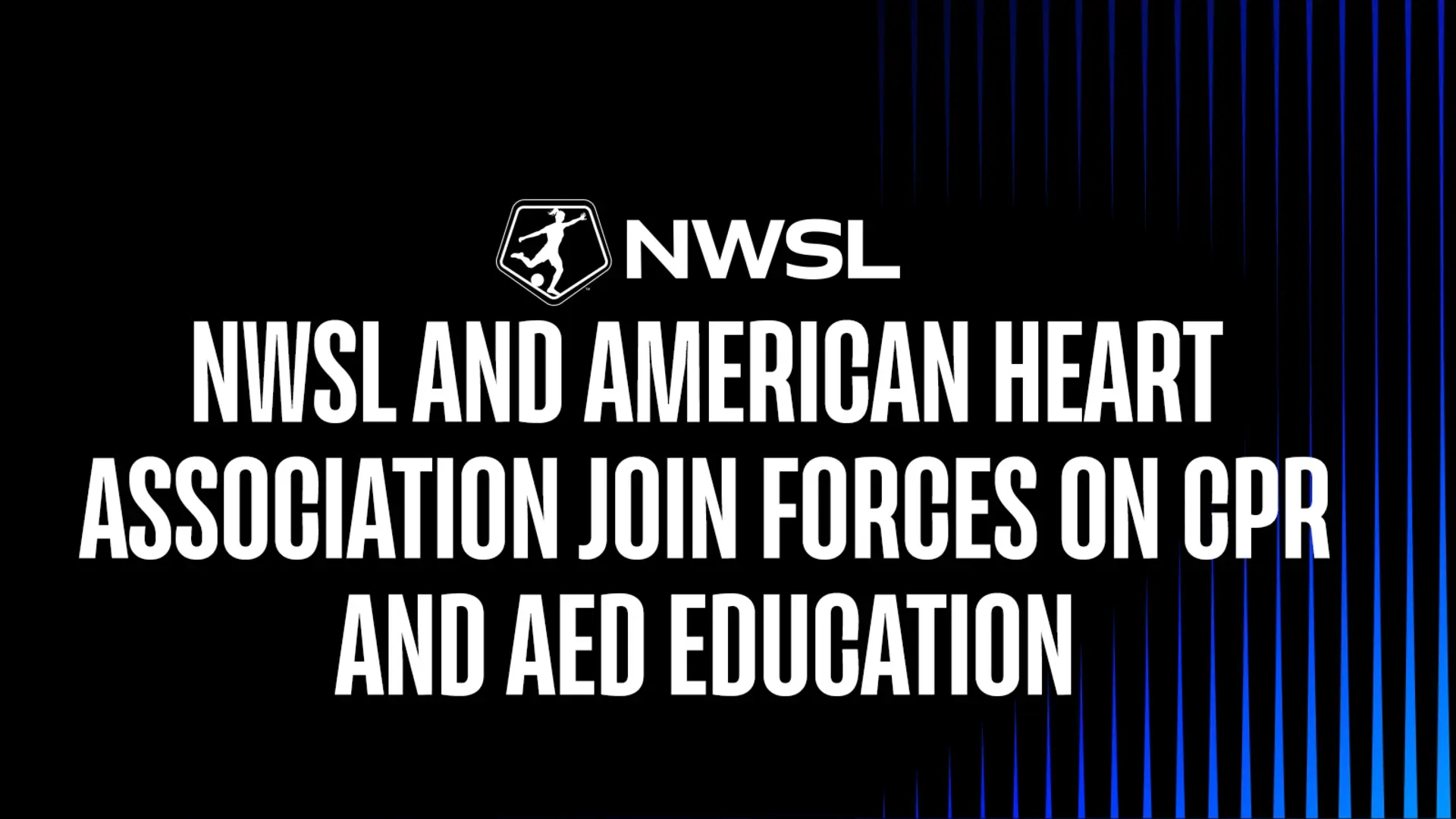 NWSL and American Heart Association join forces on CPR and AED education