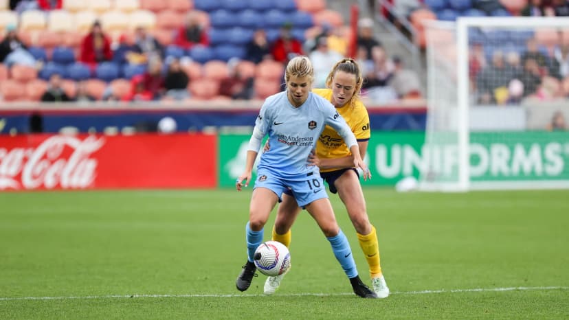  April 27, 2024: Amanda West (HOU) and Olivia Griffits (UTA)