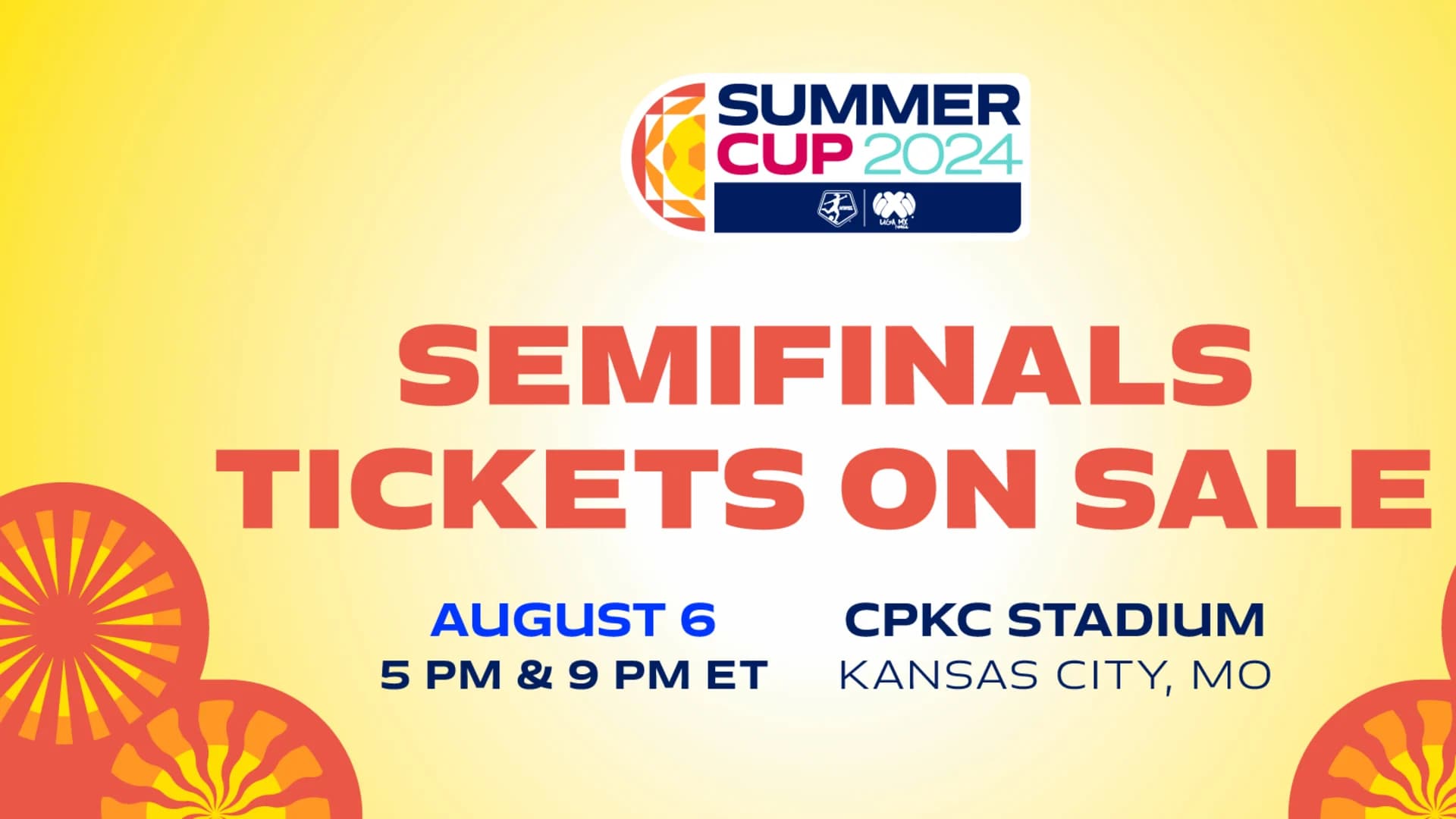Summer Cup Semifinals Tickets on Sale Now