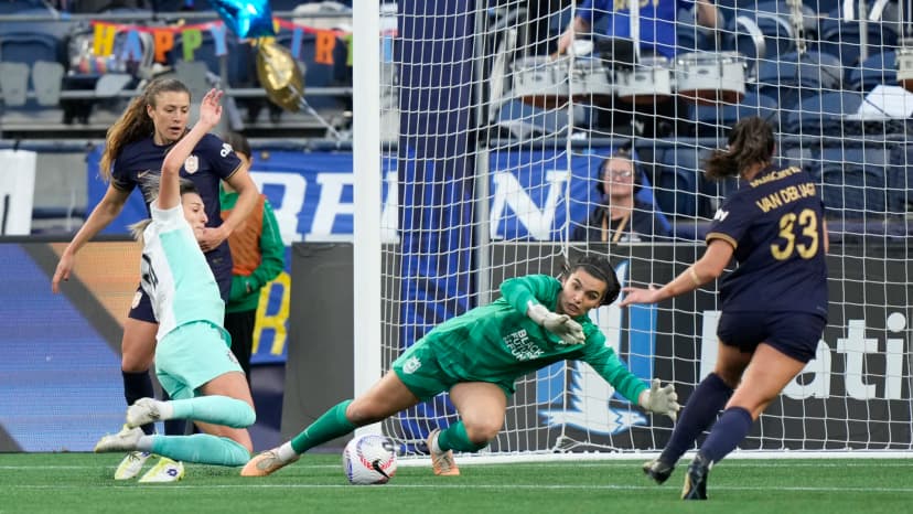 May 8, 2024: Claire Lavogez (KC) and Laurel Ivory (SEA) 