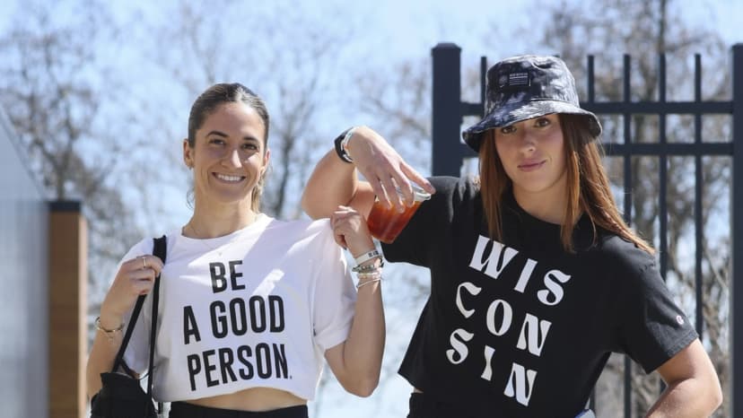  Mar 16, 2024: Savannah DeMelo (LOU) and Jordyn Bloomer (LOU)