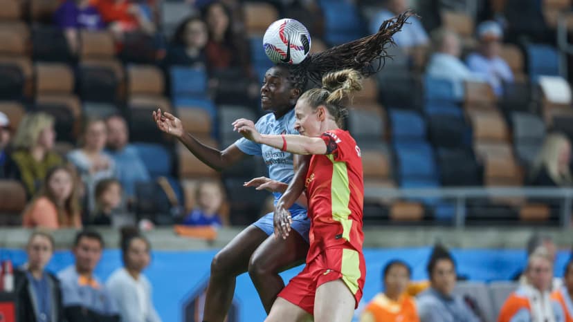 May 17, 2024: Michelle Alozie (HOU) and Becky Sauerbrunn (POR)