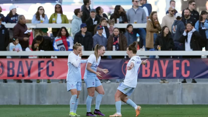  Apr 14, 2024: Jess Fishlock (SEA), Lily Woddham (SEA), Angharad James (SEA) 