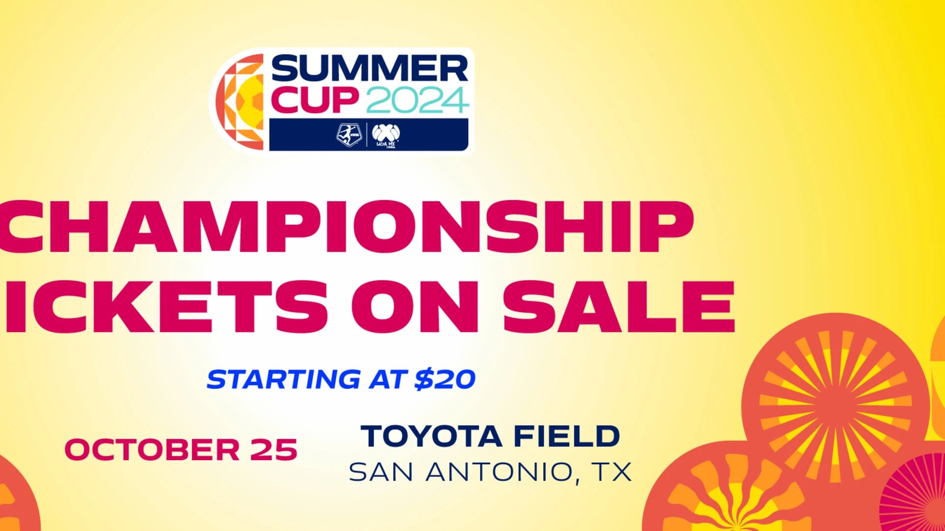 Summer Cup Championship Tickets on Sale Now