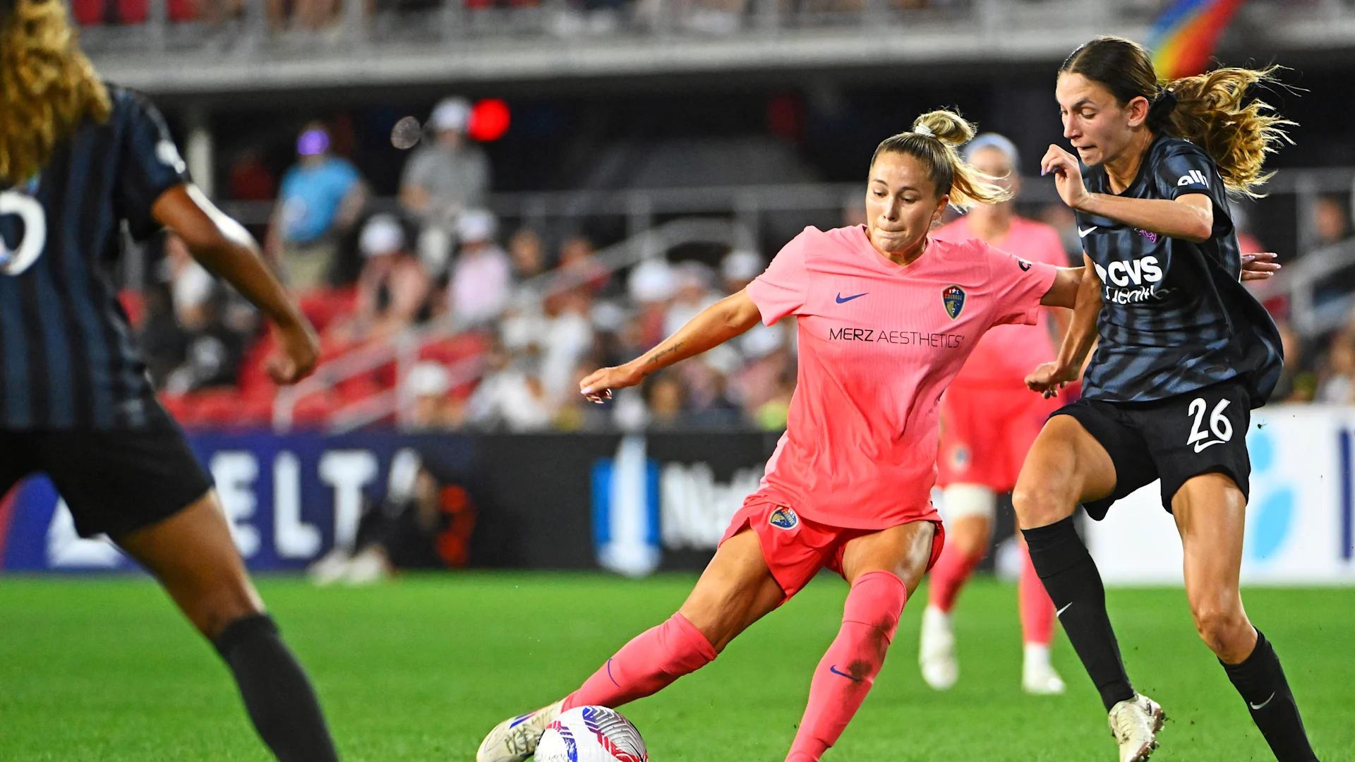 Jun 29, 2024: Ashley Sanchez (NC) and Paige Metayer (WAS) 