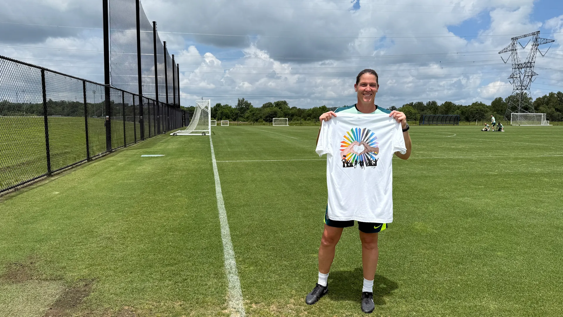Players across NWSL rock Pride shirts designed by Nicole Barnhart