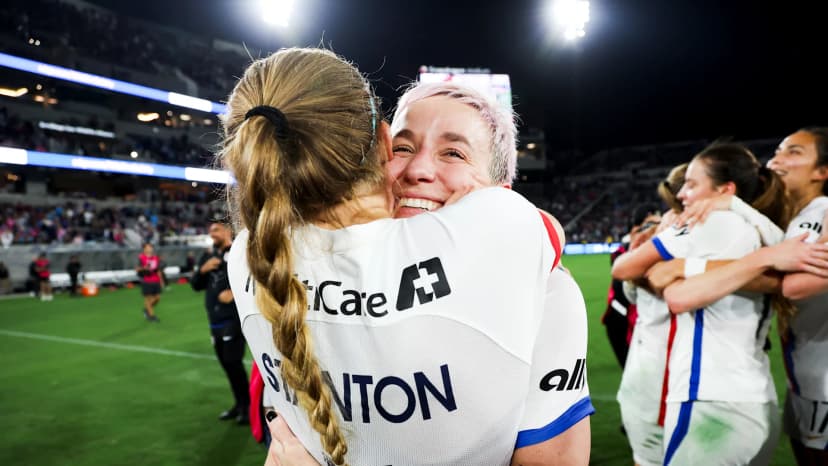  Megan Rapinoe and Nikki Stanton