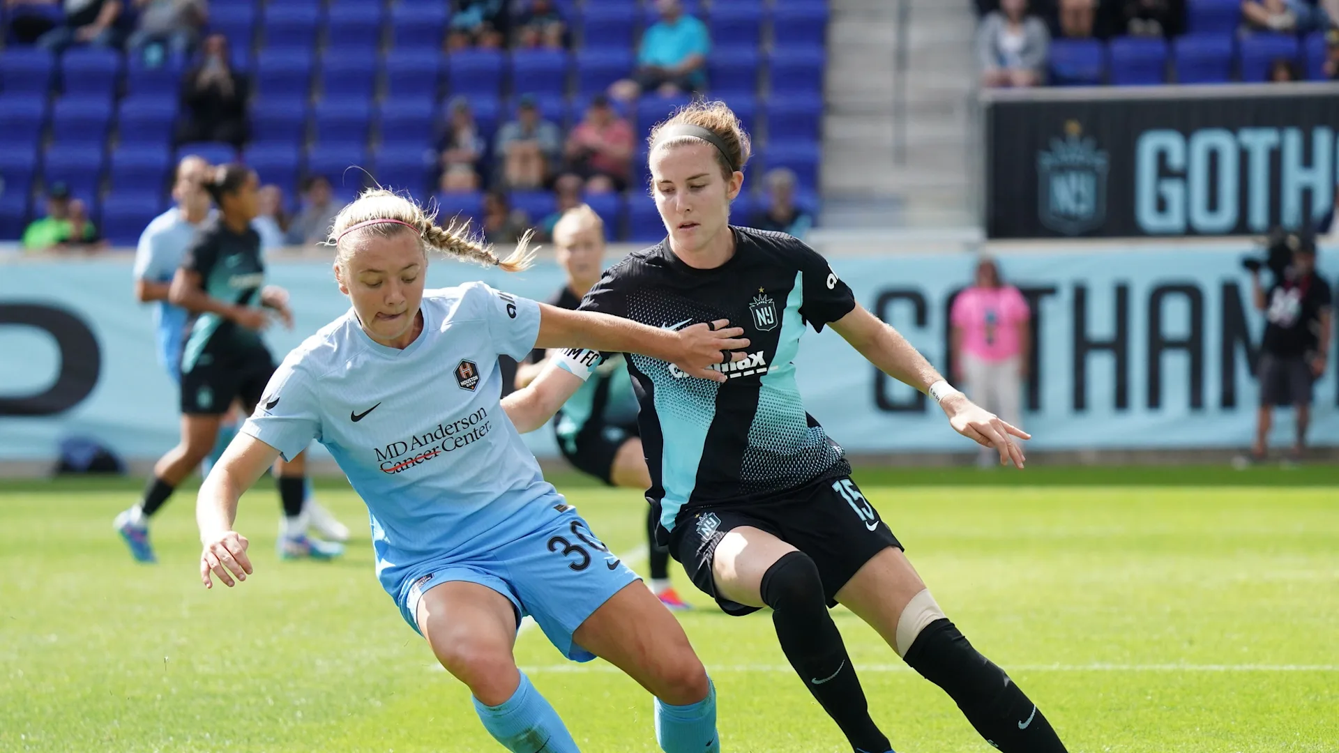  Sep 8, 2024: Avery Patterson (HOU) and Tierna Davidson (GFC)