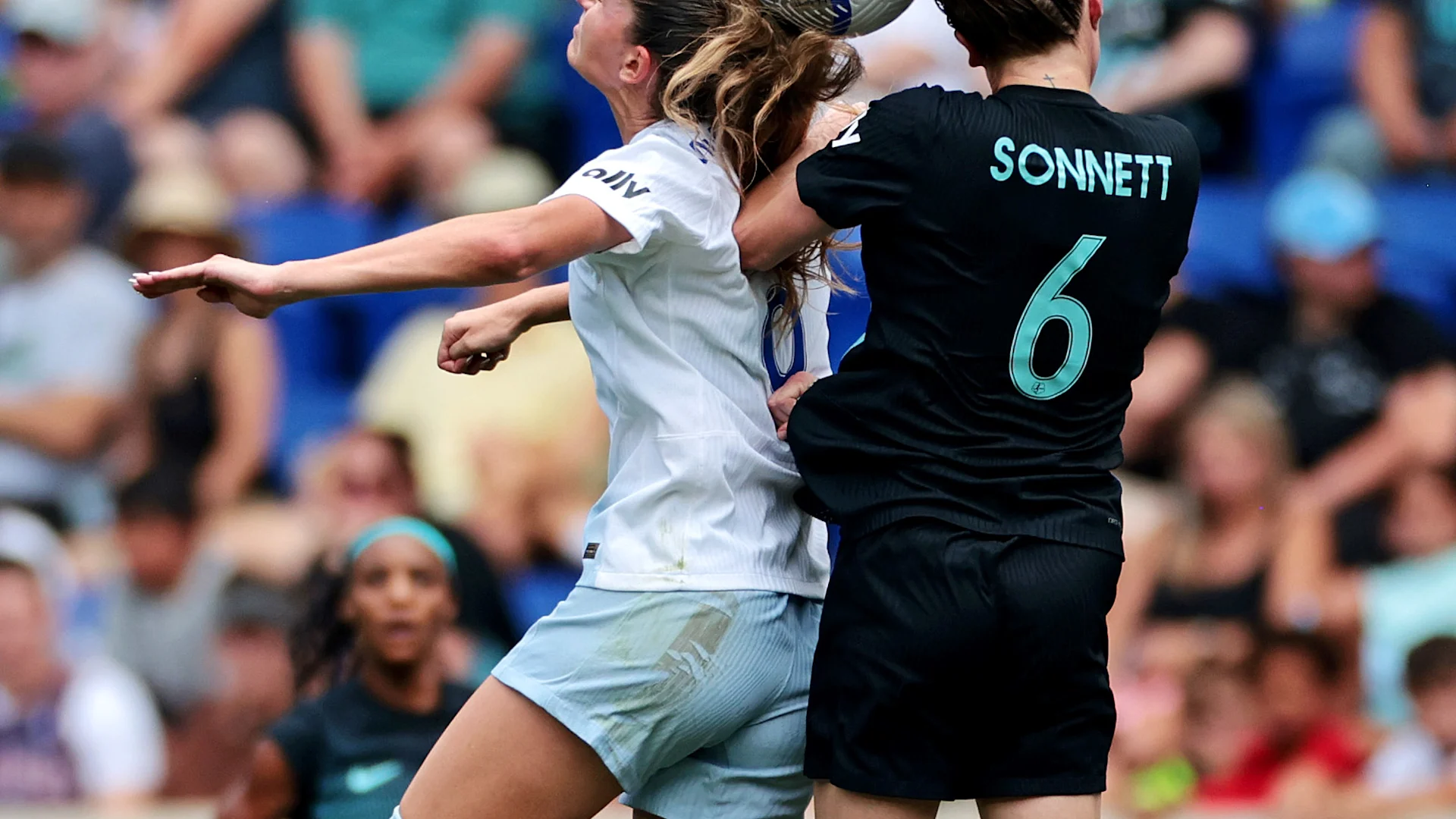 Jun 30, 2024: Bethany Balcer (SEA) and Emily Sonnett (GFC)