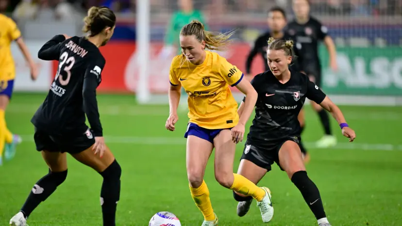  May 3, 2024: Olivia Griffits (UTA) and Katie Johnson (LA) 