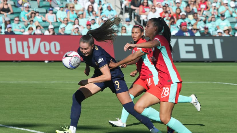  Jun 9, 2024: Jordyn Huitema (SEA)and Izzy Rodriguez (KC)