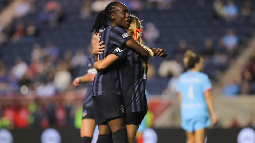  May 1, 2024: Brittany Ratcliffe (WAS) and Ouleymata Sarr (WAS)