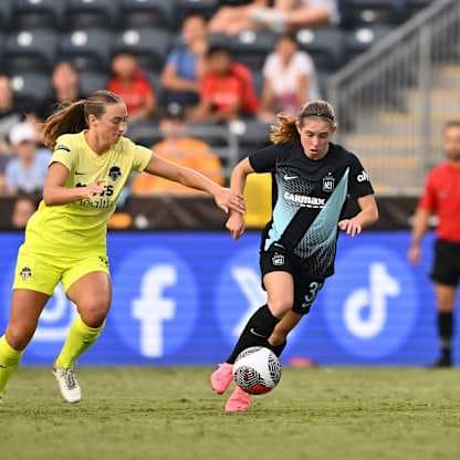 Jul 28, 2024: McKenna Whitham (GFC) and Tara McKeown (WAS)
