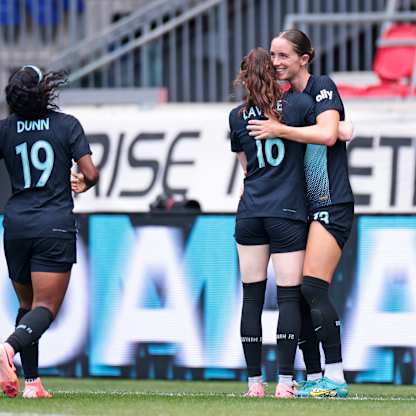 Jun 30, 2024: Rose Lavelle (GFC), Ella Stevens (GFC), and Crystal Dunn (GFC)