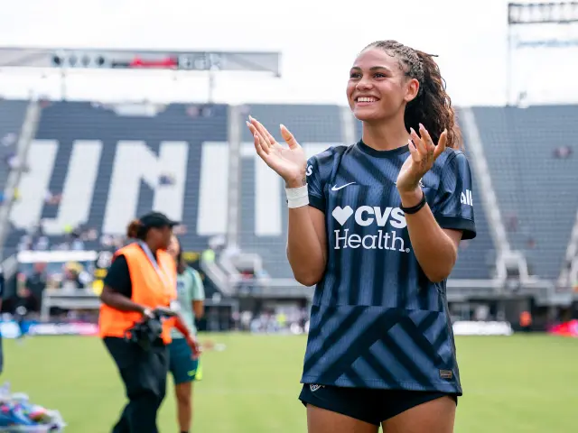 Trinity Rodman scores emotional stoppage-time, game-winning goal in front of Rowdy Audi crowd